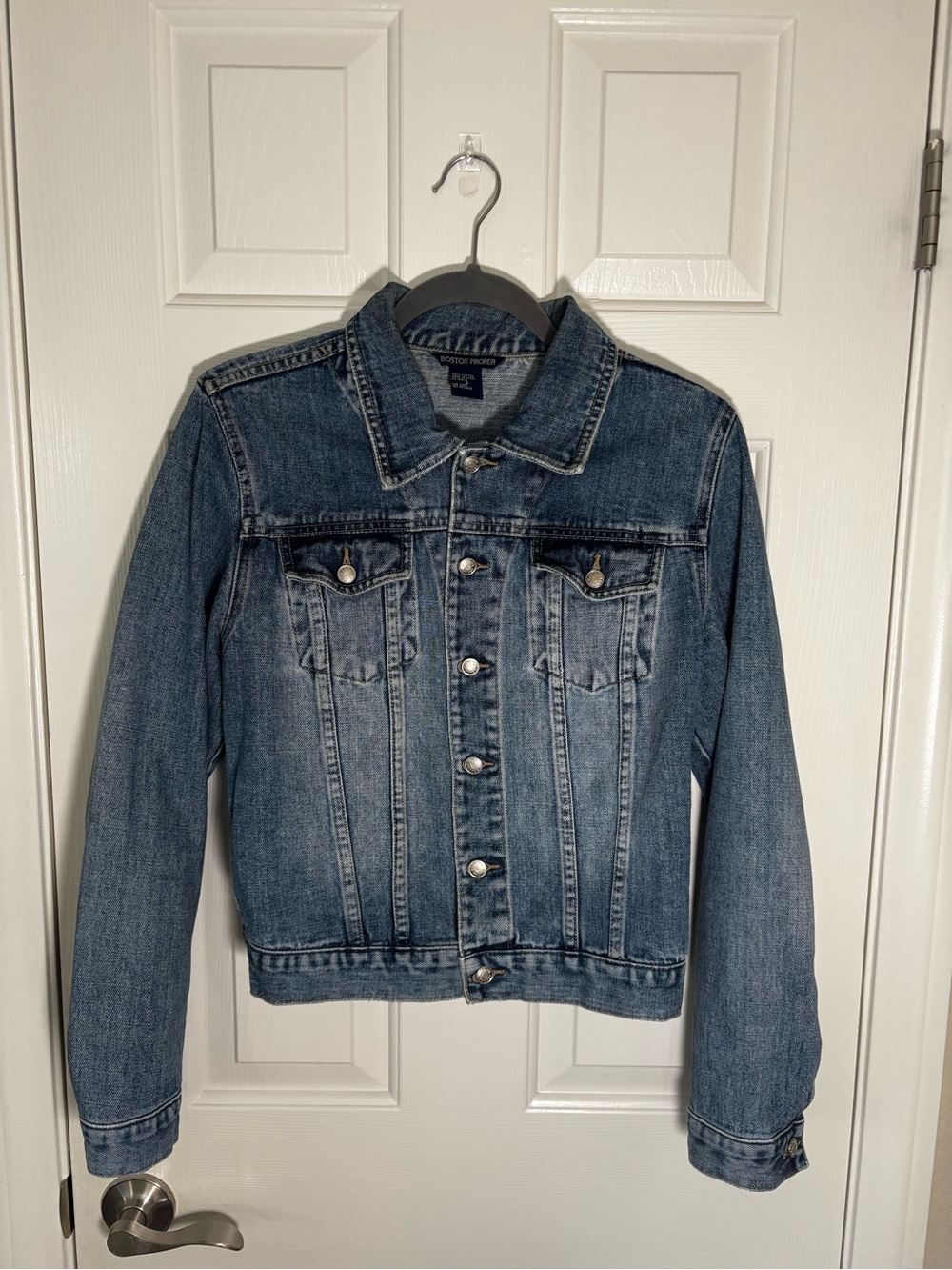 Boston Proper Blue Denim Jacket